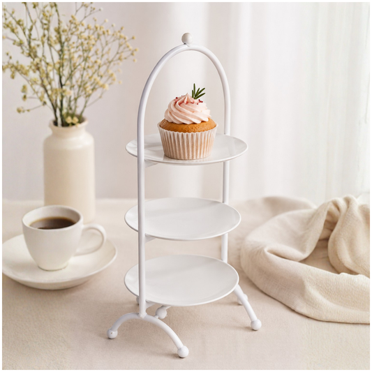 Soporte Circular de 3 Niveles para Postres