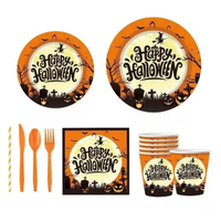 Set x8 Adornos Decorativos para Fiesta Halloween