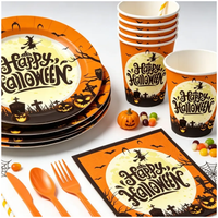 Set x8 Adornos Decorativos para Fiesta Halloween