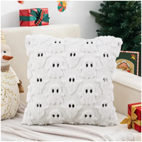 Funda de Cojín Fantasmas Blancos