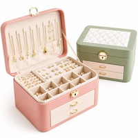Joyero Organizador Elegante 2 Niveles