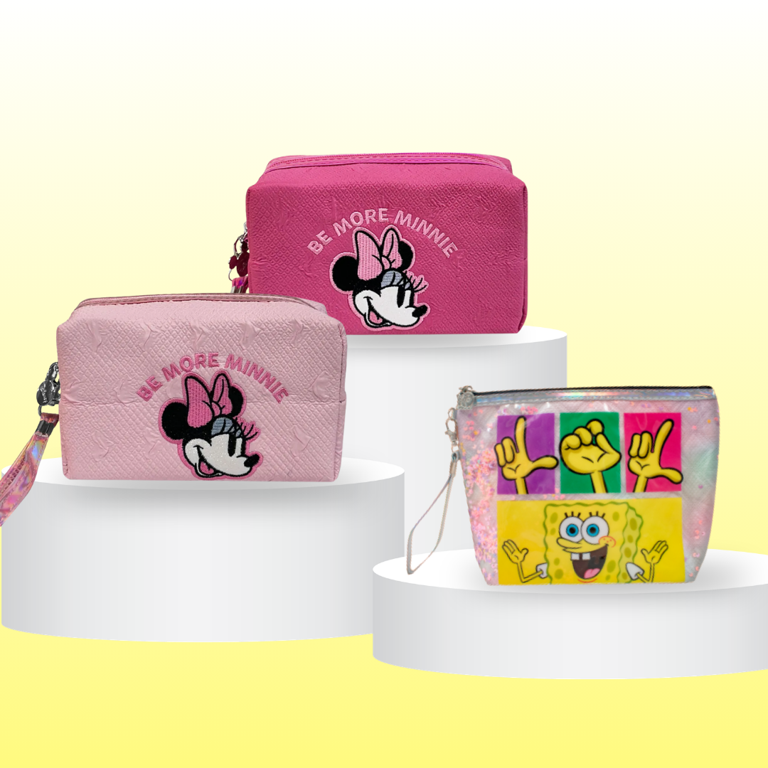 Neceser Minnie Mouse y Bob Esponja