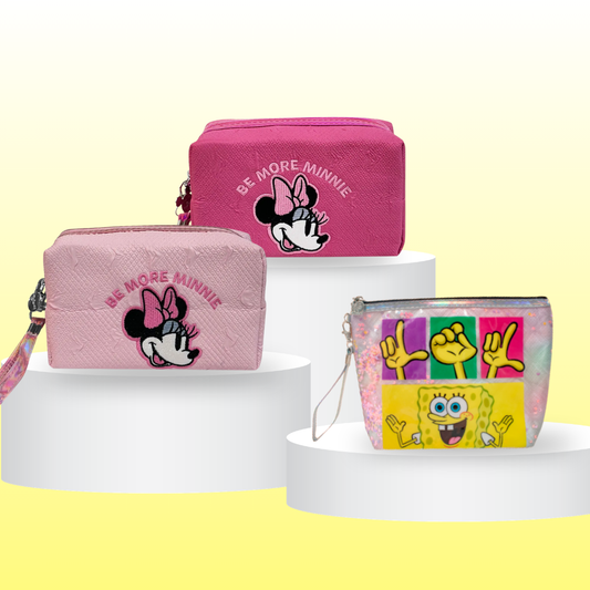 Neceser Minnie Mouse y Bob Esponja