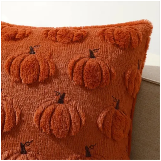 Funda de Cojín Calabazas Naranjas