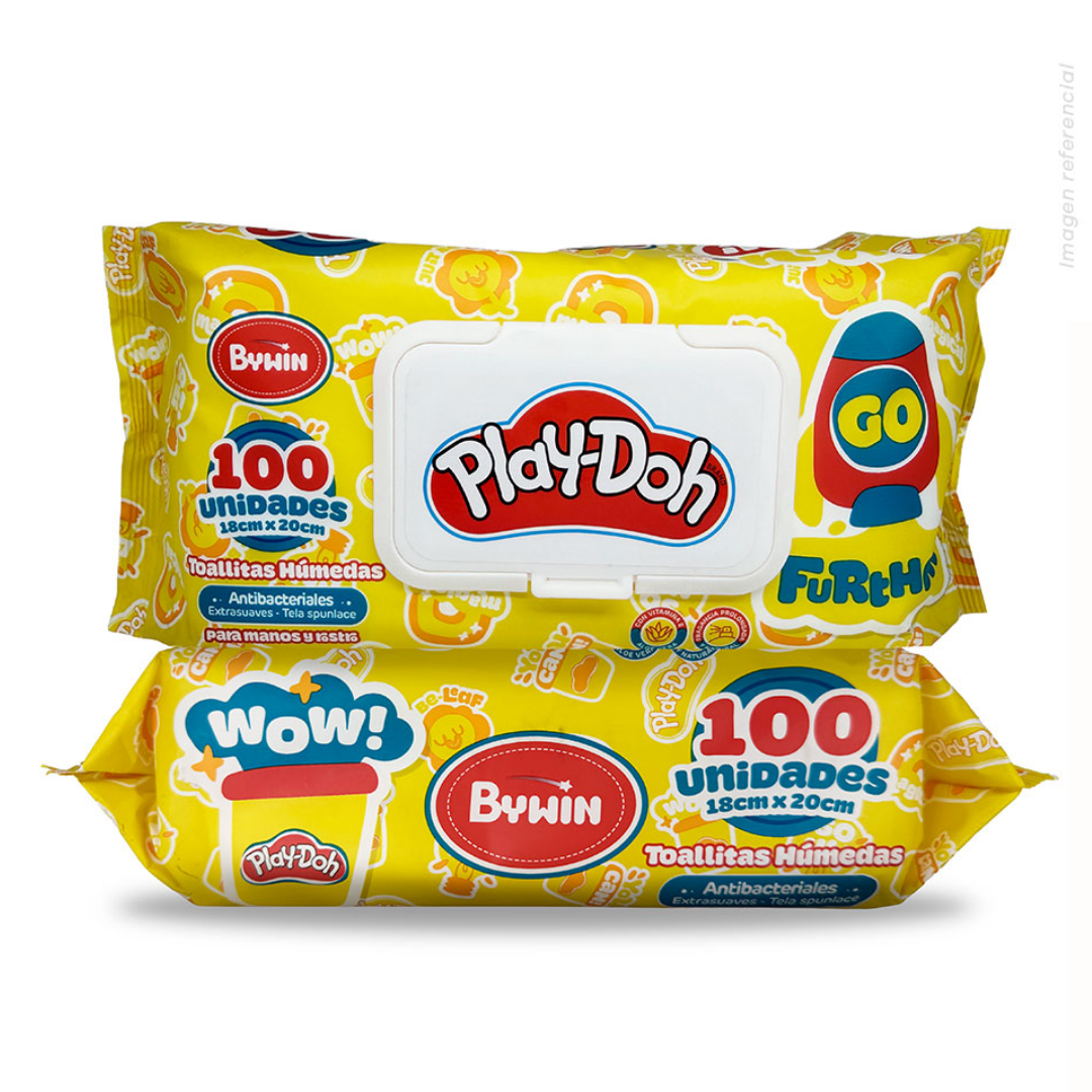 Toalla Húmeda Antibacterial x100 Play-Doh