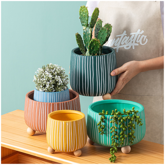Florero Macetero Decorativo Minimalista