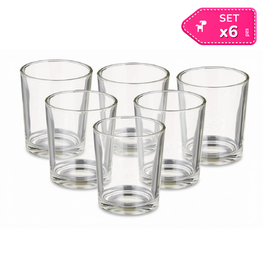 Juego de 6 vasos