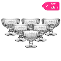 Set X6 Copas rombo ancho 400ml