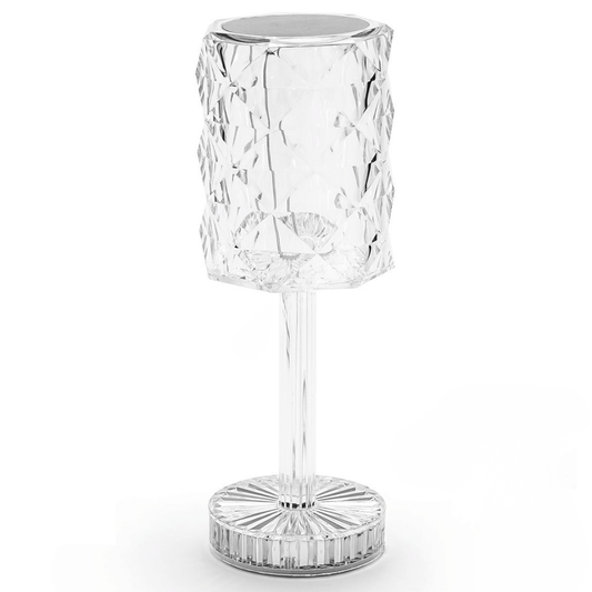 Lámpara Portátil Diseño Diamante Transparente