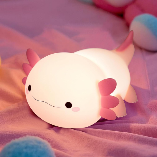 Lámpara de Mesa Ajolote Kawaii