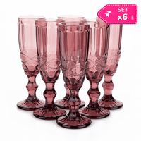 Set x6 Copas de Vidrio Largo 160 ml