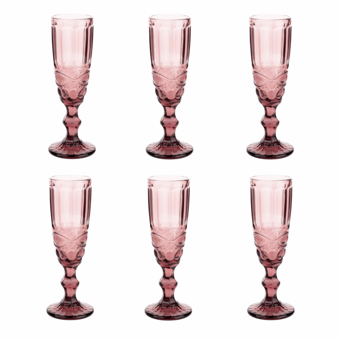 Set x6 Copas de Vidrio Largo 160 ml