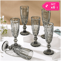 Set x6 Copas de Vidrio Largo 160 ml