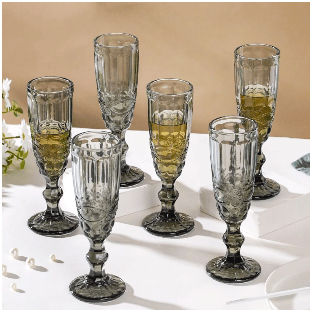 Set x6 Copas de Vidrio Largo 160 ml