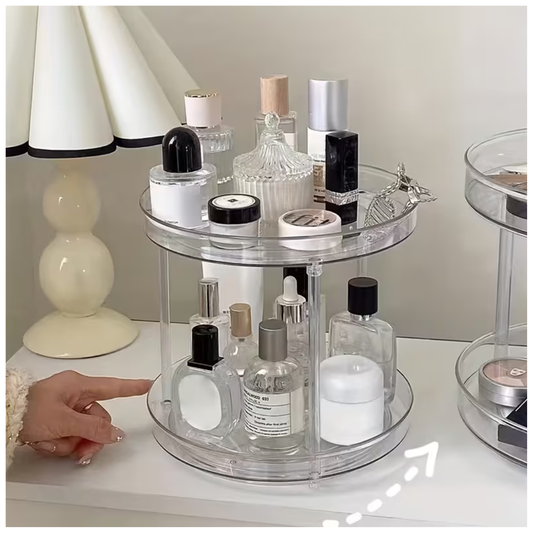 Organizador de Maquillaje Circular Multifuncional