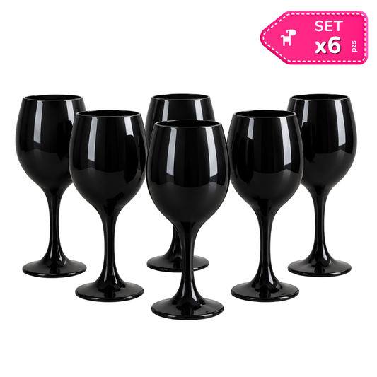 Set x6 Copas de Vino Galvanizada 300 ml