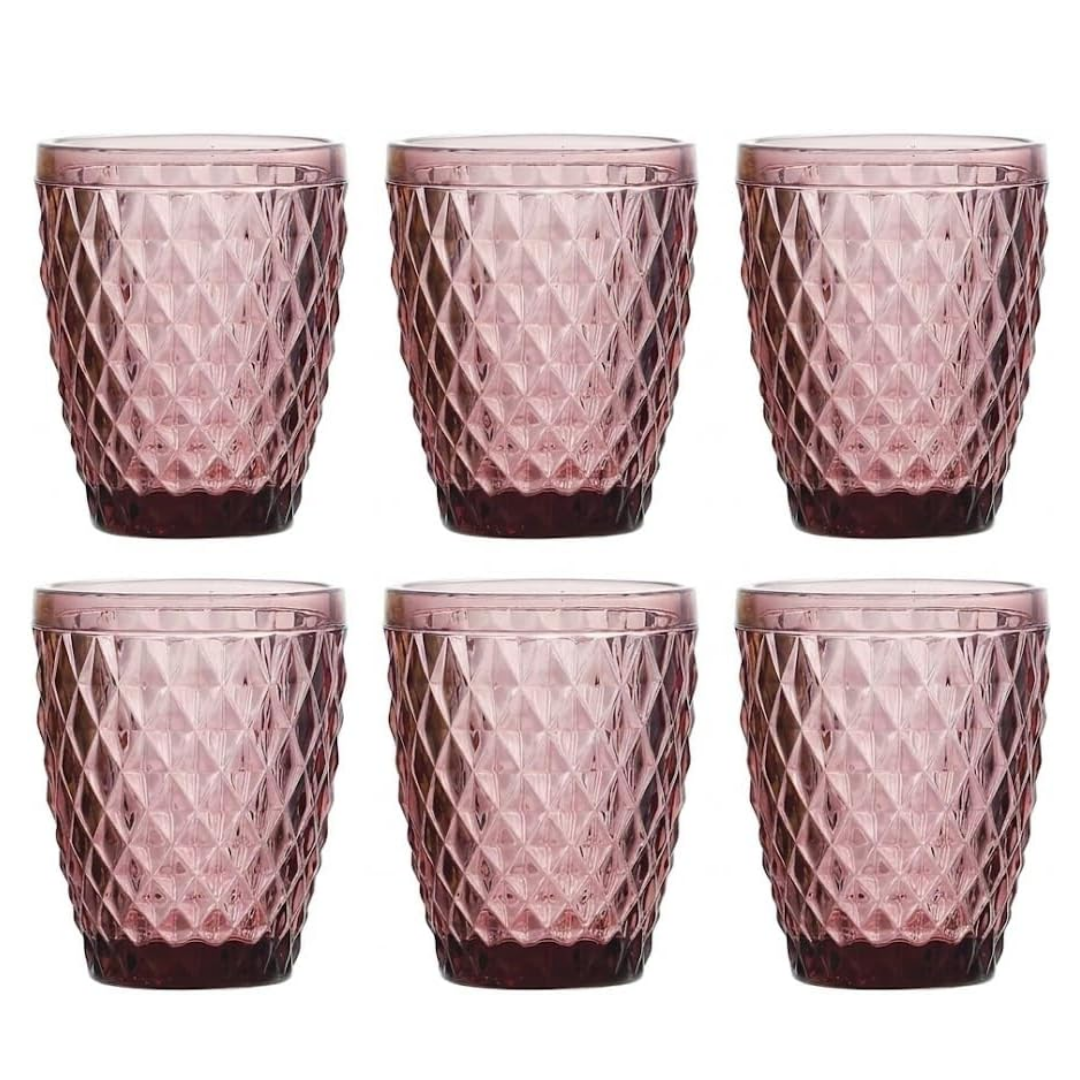 Set x6 Vasos Rombos 280ml