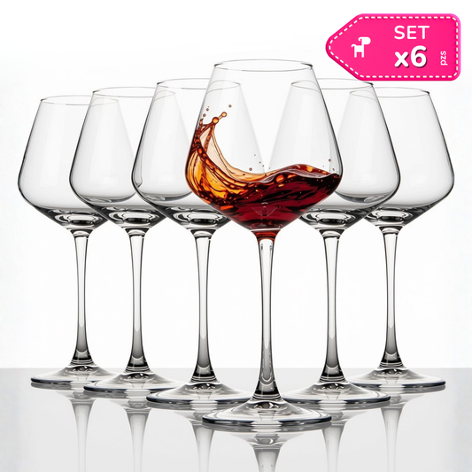Juego de 6 copas para vino 440ml