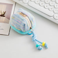 ESTUCHE PARA AURICULARES CELESTE