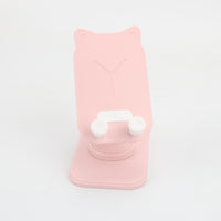 SOPORTE PARA TELEFONO GATO ROSADO