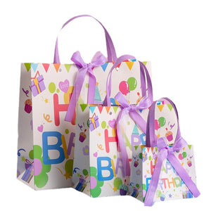 Bolsa de regalo estilo 'Happy Birthday'-M