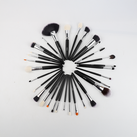Set De 32 Brochas Para Maquillaje