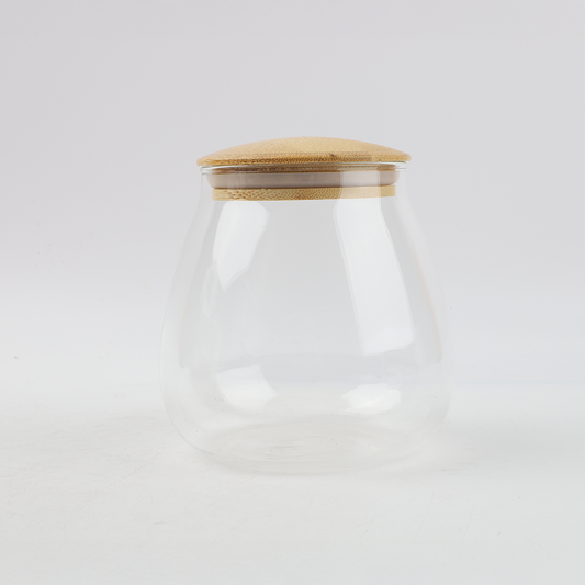 Frasco Para Alimentos C/Tapa Bamboo