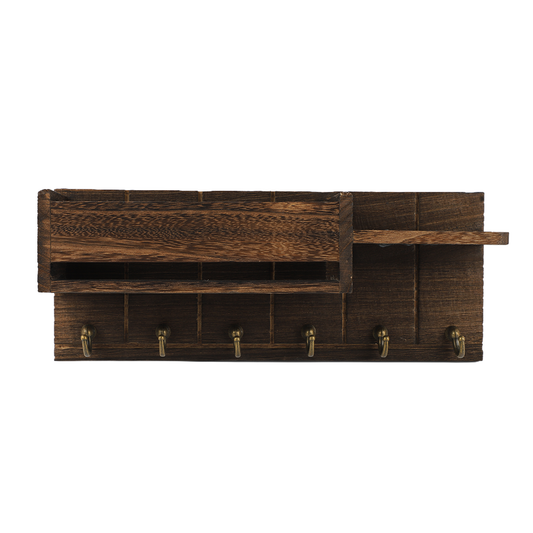 Repisa con 6 Percheros