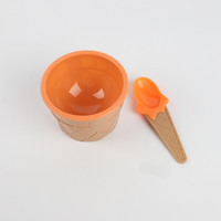 Bowl con Cuchara para Helado