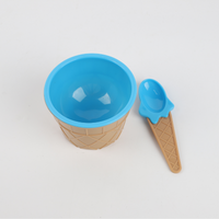 Bowl con Cuchara para Helado