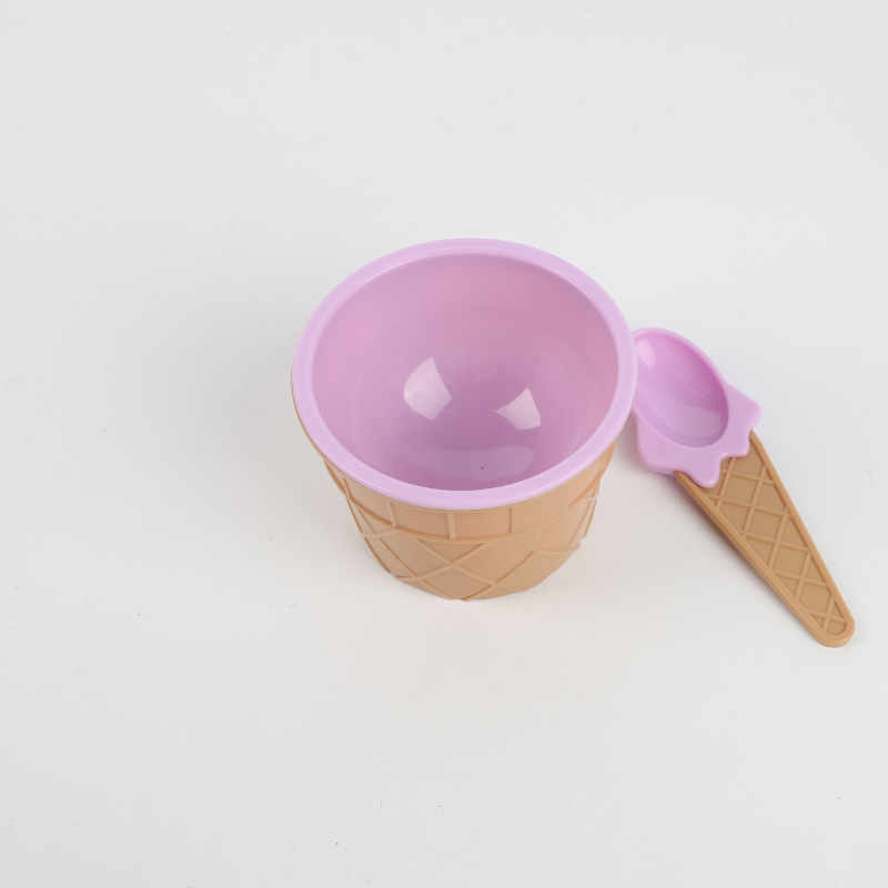 Bowl con Cuchara para Helado