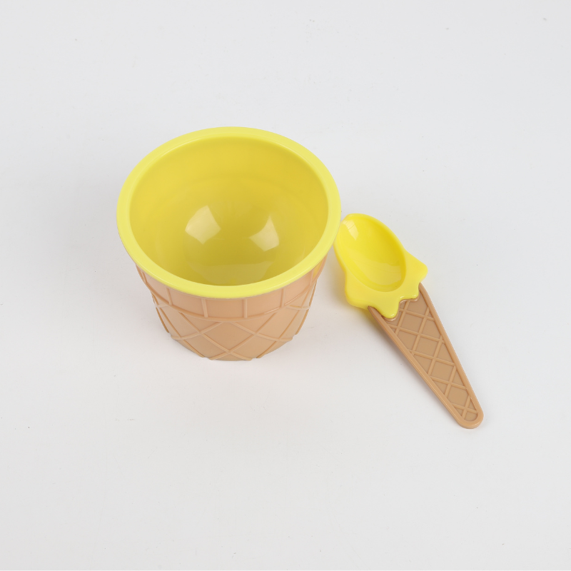 Bowl con Cuchara para Helado