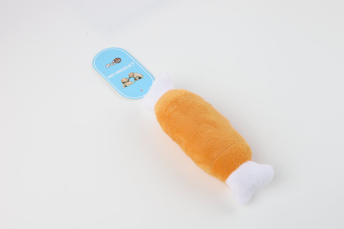 Juguete para mascotas diseño hueso de pollo