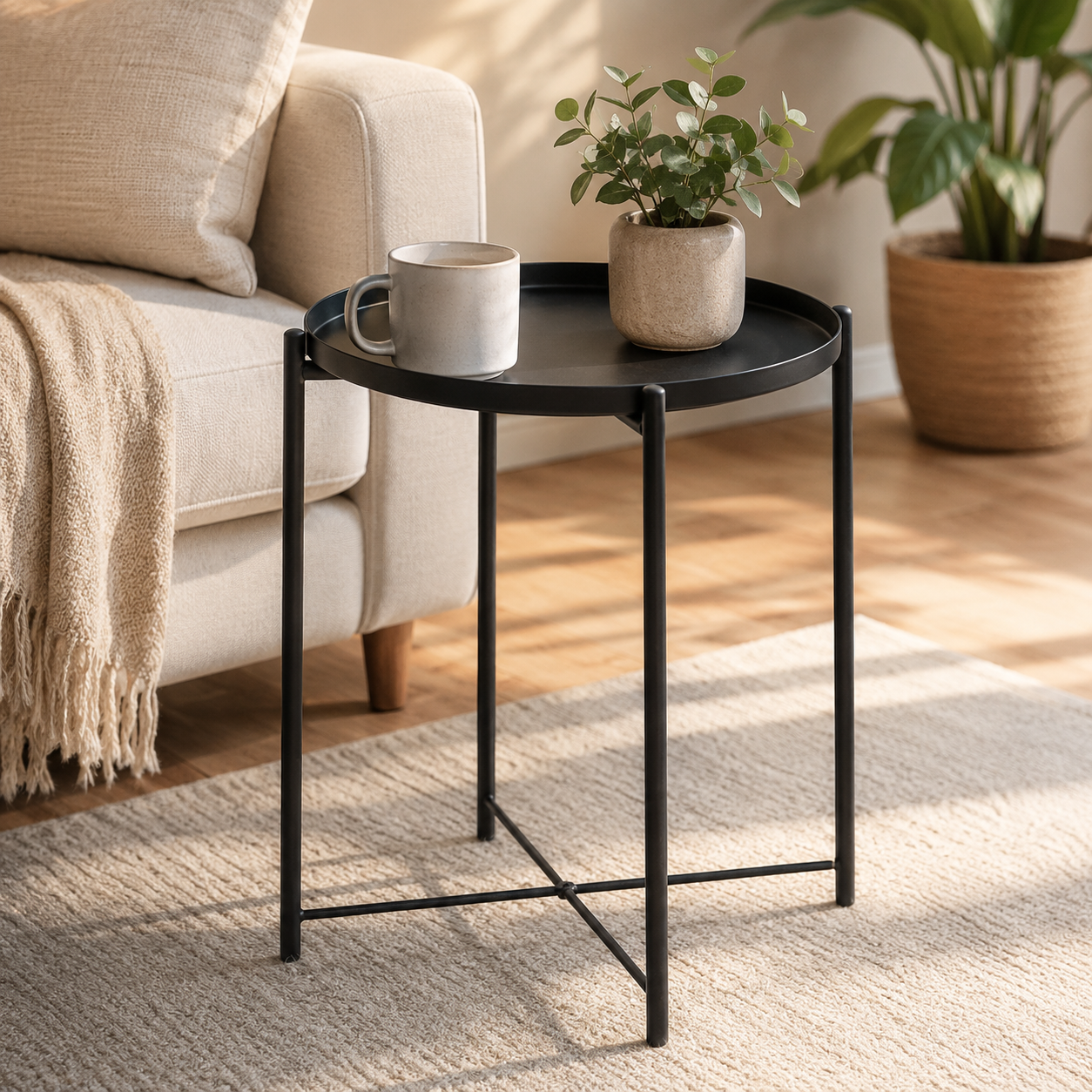 Mesa Auxiliar Decorativa para Sala