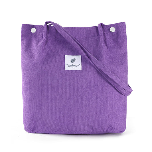 BOLSO CORDUROY | MORADO