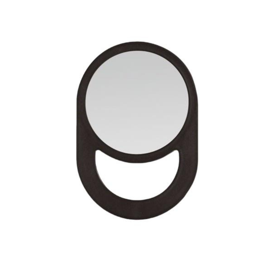 Espejo Negro Ovalado