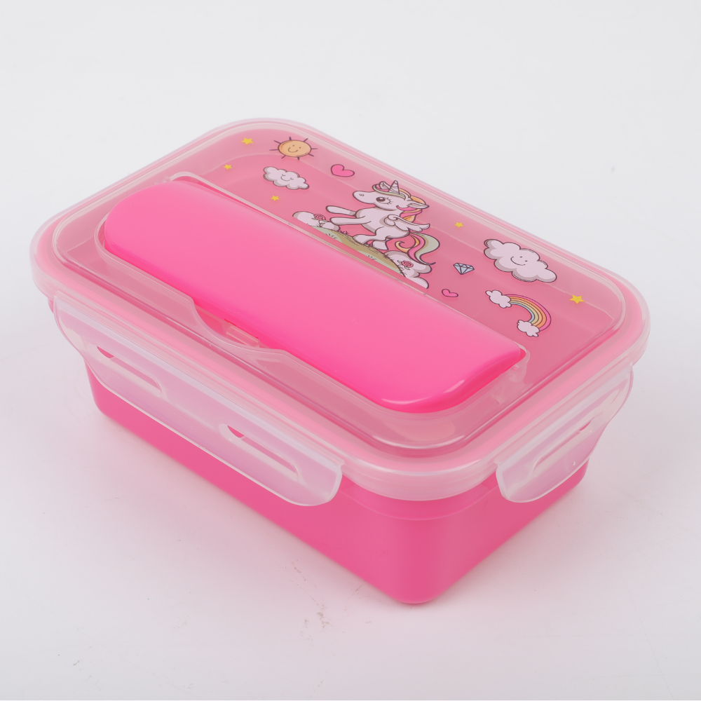 CONTENEDOR ALIMENTOS+CUCHARA 18.5*12*7.5cm