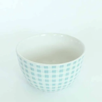 BOWL CERAMICA CUADROS