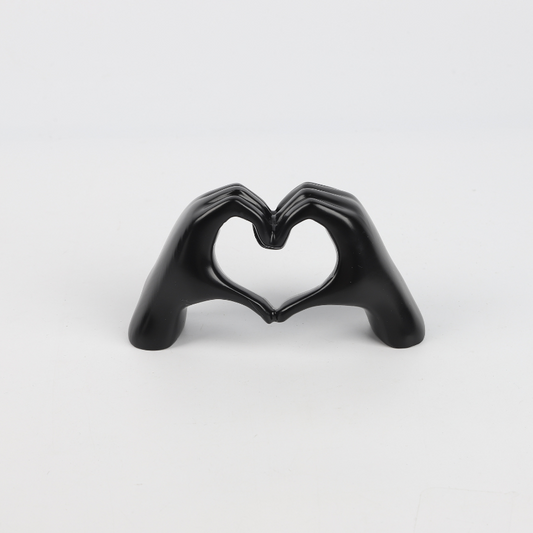 Adorno de Resina Manos en Forma de Corazón