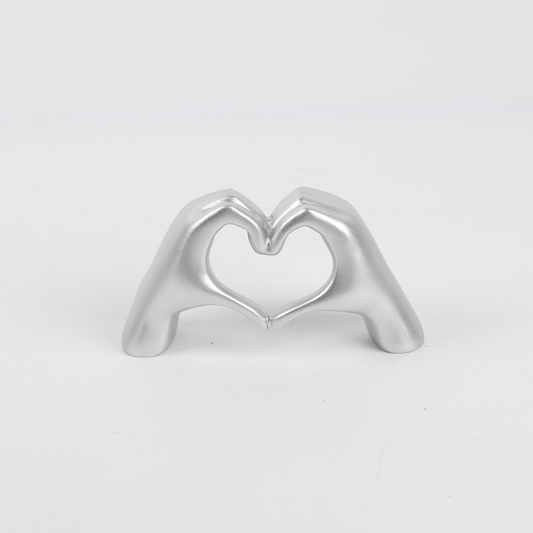 Adorno de Resina Manos en Forma de Corazón