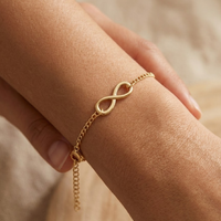Pulsera Lazo Dorada
