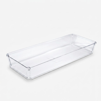 CONTENEDOR DE ALIMENTOS ACRILICO RECTANGULAR 38.3 x 10 cm