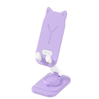 SOPORTE PARA TELEFONO GATO | MORADO