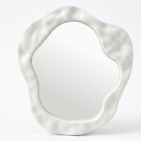 ESPEJO DE MESA SILVER MATE 22 x 21.6 cm
