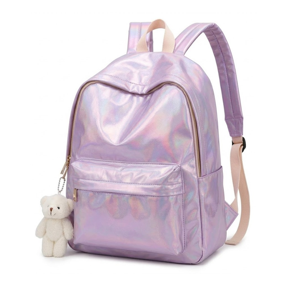 MOCHILA TORNASOLADA LILA