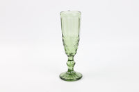 Set X6 Copas rayas largo 160ml - Verde