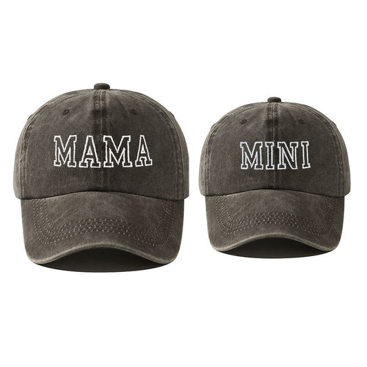Set de Gorros Mamá y Mini Blue