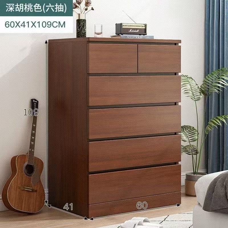 Cómoda de Madera de 6 Cajones