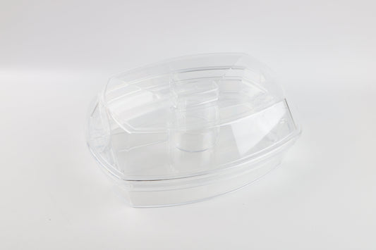 Bandeja para aperitivos de frutas y verduras