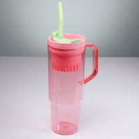 VASO CON SORBETE  NARANJA 1300ML
